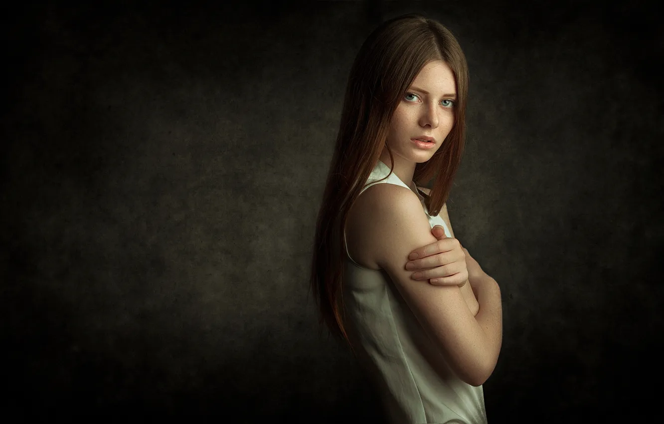Photo wallpaper look, model, hair, Elena, Paul Cherepko, Portrait photography