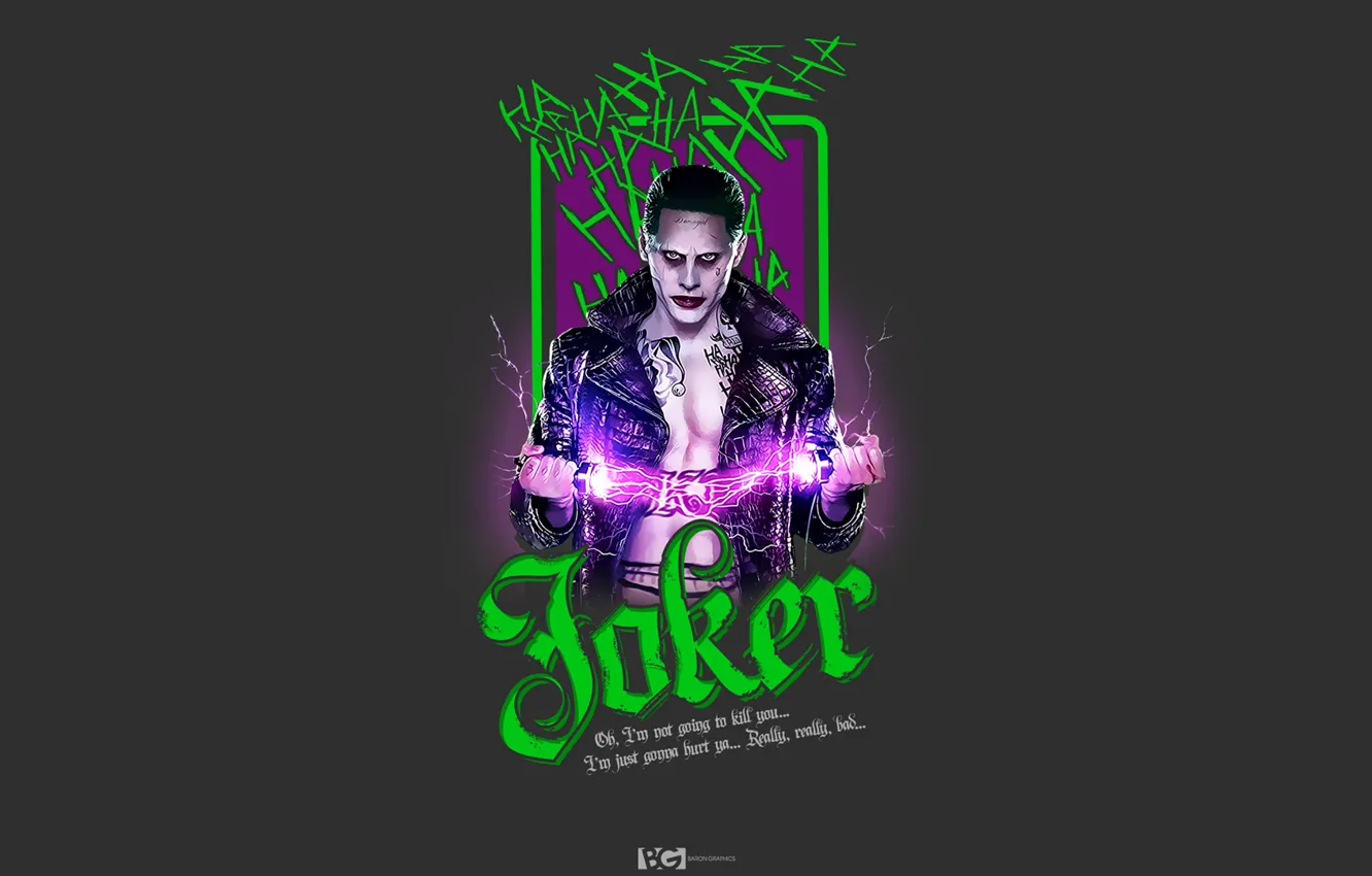 Photo wallpaper Joker, Jared Leto, Suicide Squad, DCEU