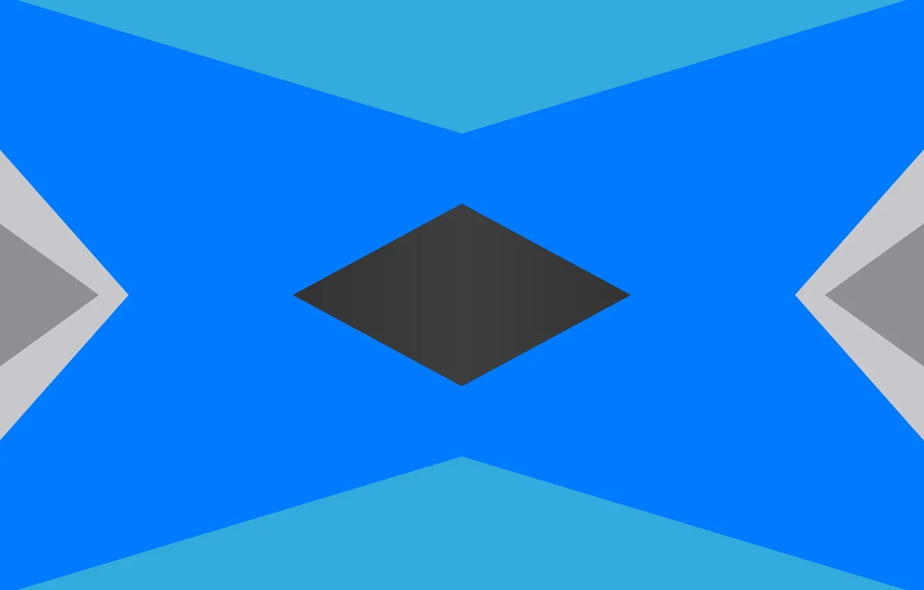 Photo wallpaper triangle, diamonds, symmetry