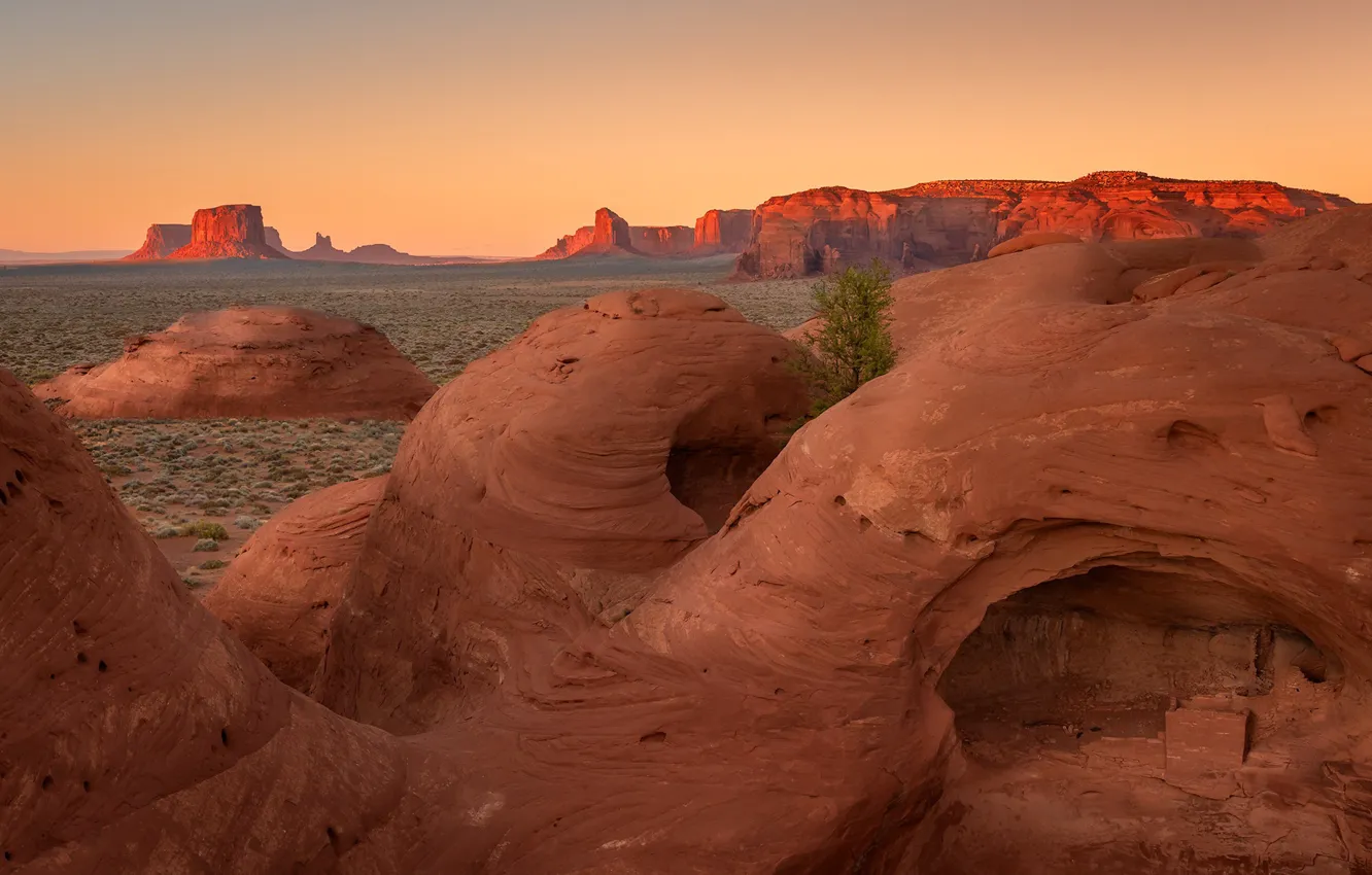Photo wallpaper Arizona, Navajo Nation, Ancient Pueblo Ruin