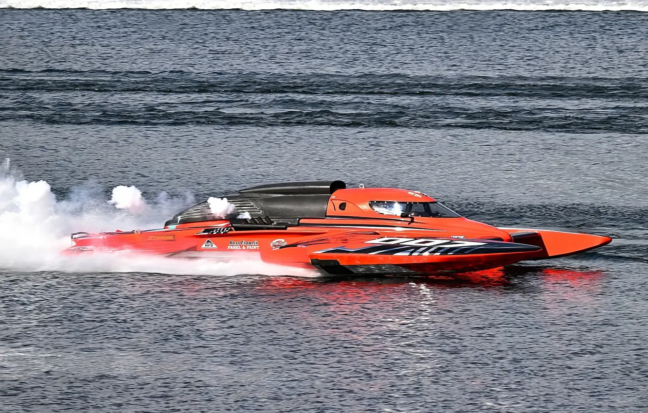 Photo wallpaper race, boat, speed
