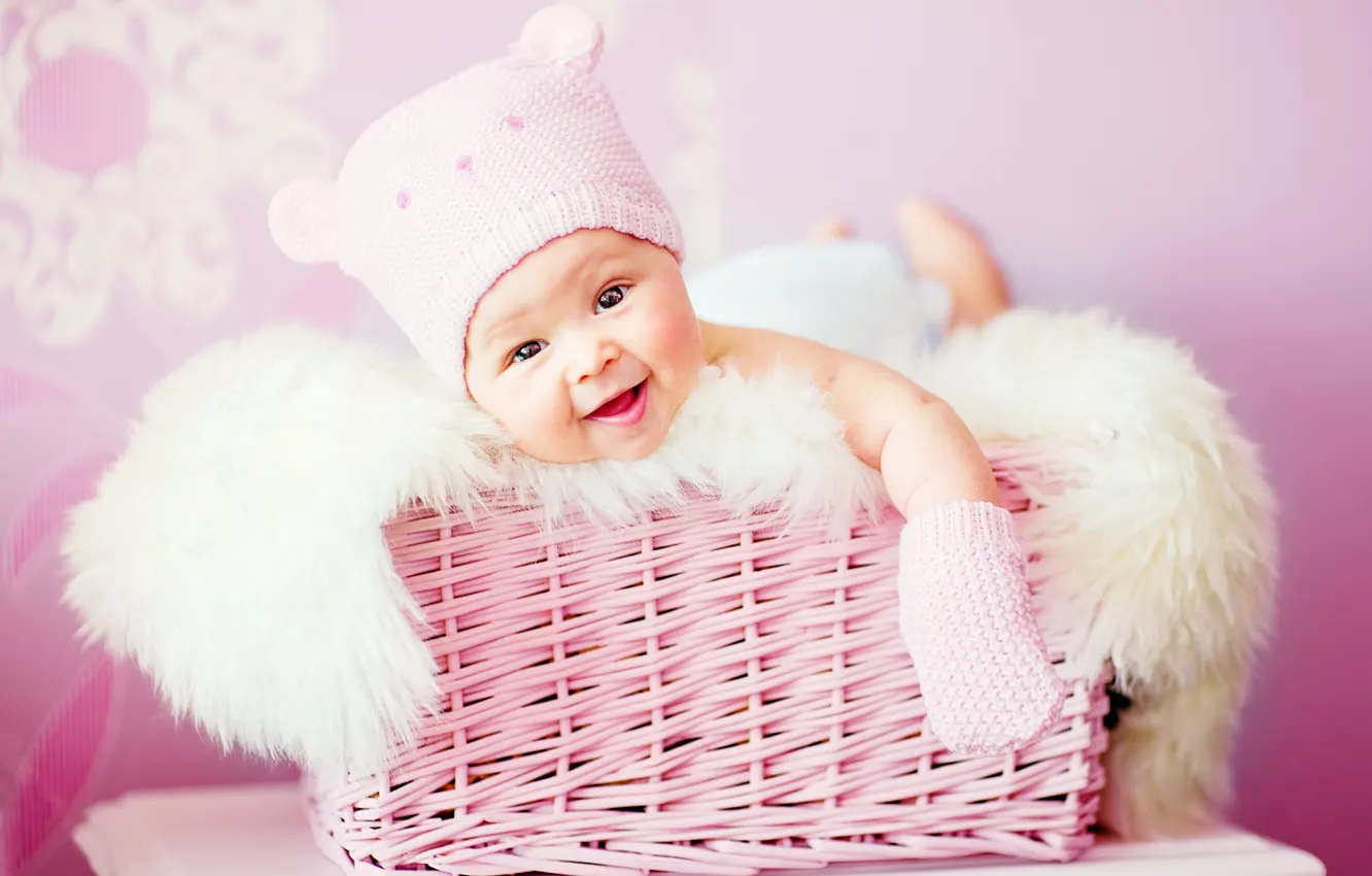 Photo wallpaper children, face, sweet, baby, kid, newborn