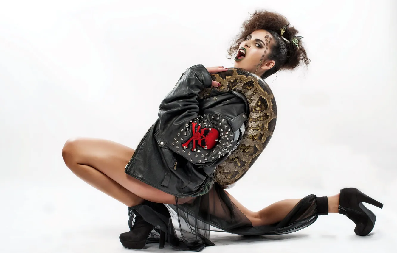 Photo wallpaper pose, Anastasia, model