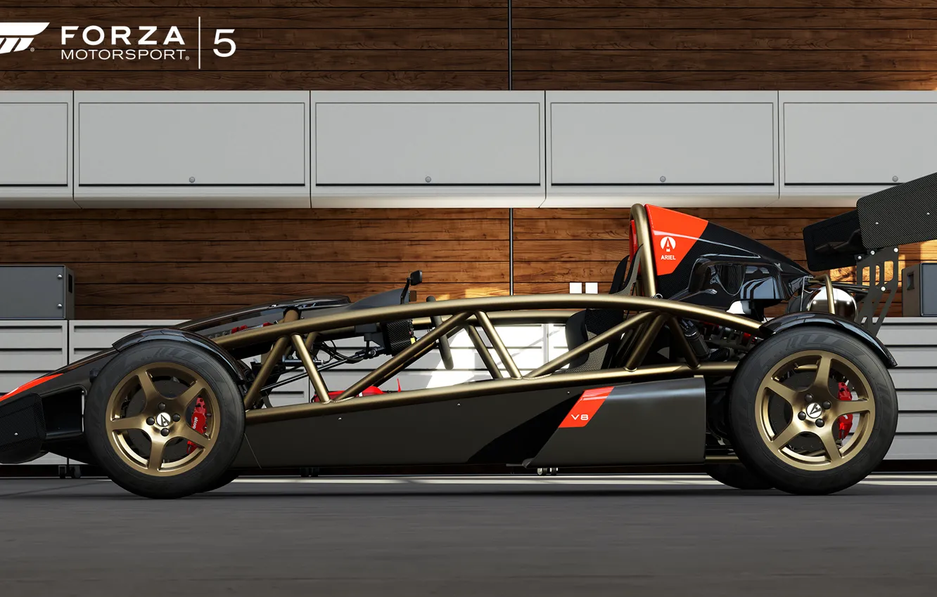 Photo wallpaper 2013, Forza motorsport 5, Xbox One, Ariel Atom 500 V8