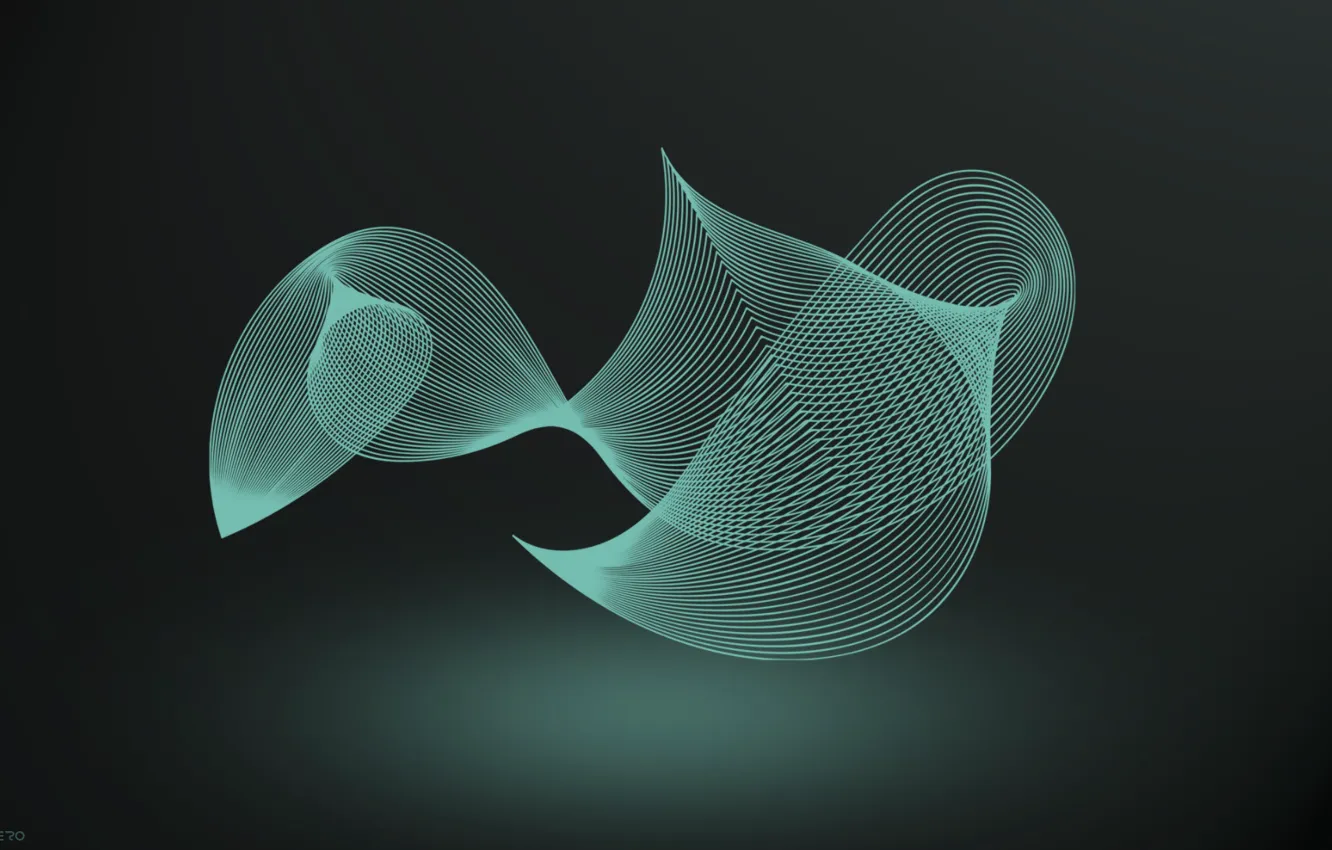 Photo wallpaper green, dark, light, black, Photoshop, blue, modern, Aqua
