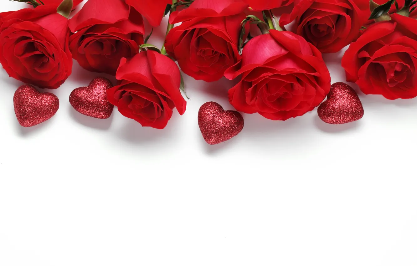 Photo wallpaper love, heart, roses, love, heart, romantic, Valentine's Day