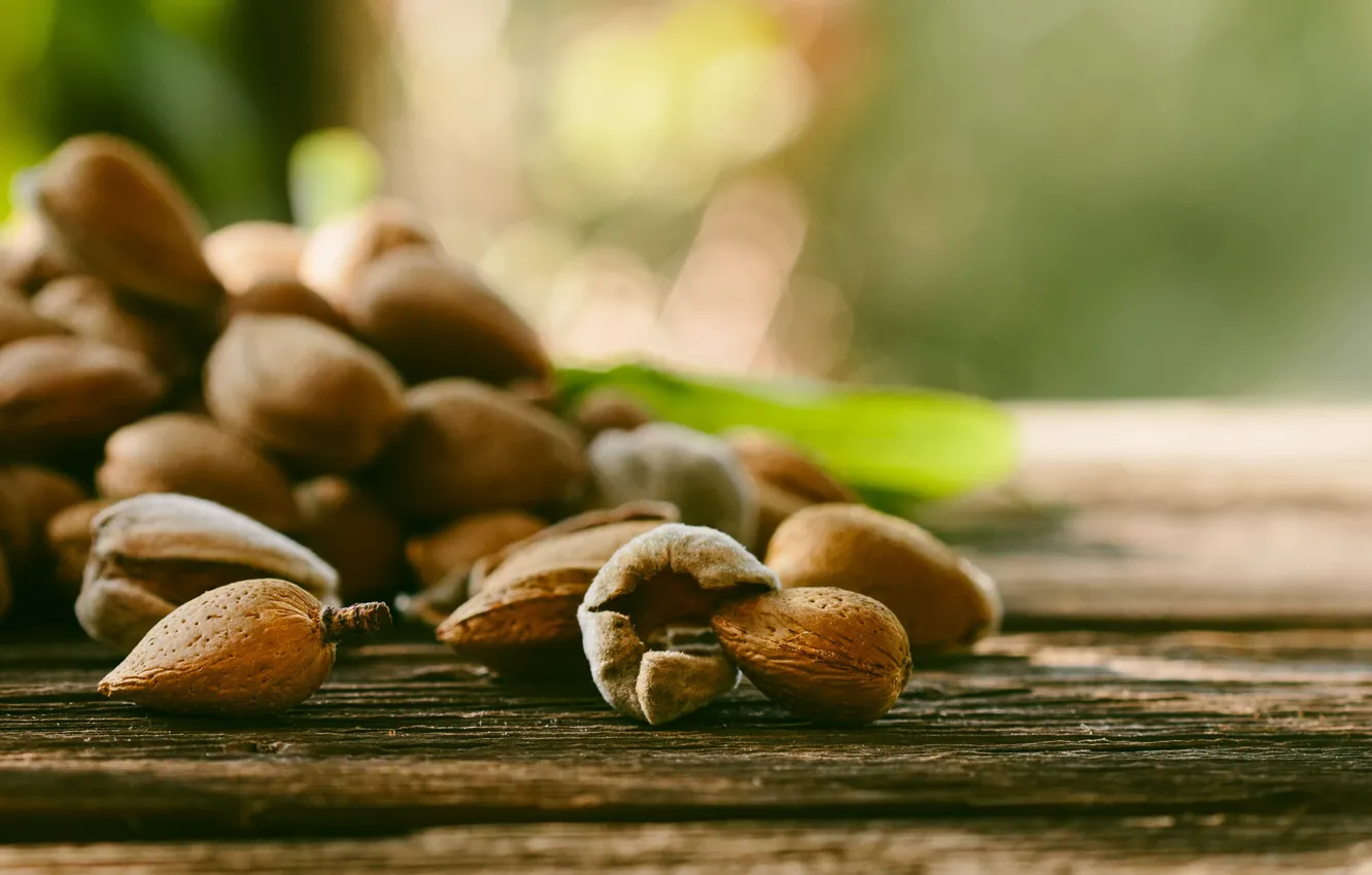 Photo wallpaper nuts, almonds, almond