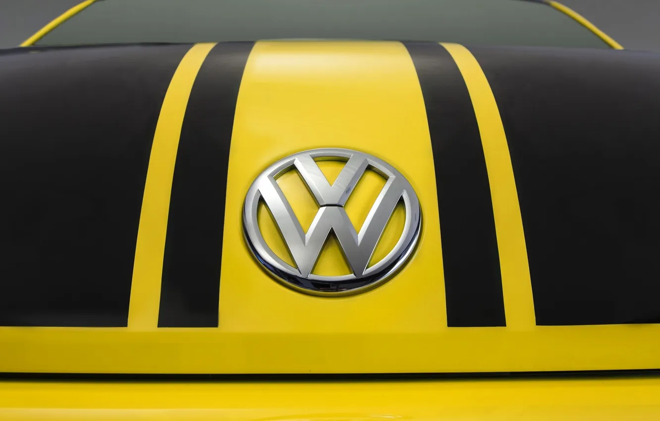 Photo wallpaper strip, Volkswagen, logo, GSR, Beatle, Gelati