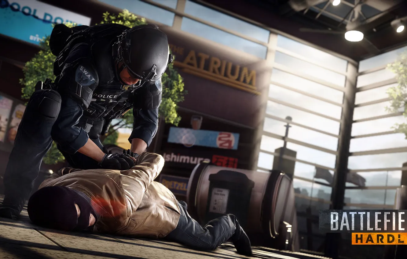 Photo wallpaper Electronic Arts, DICE, Visceral Games, Battlefield: Hardline