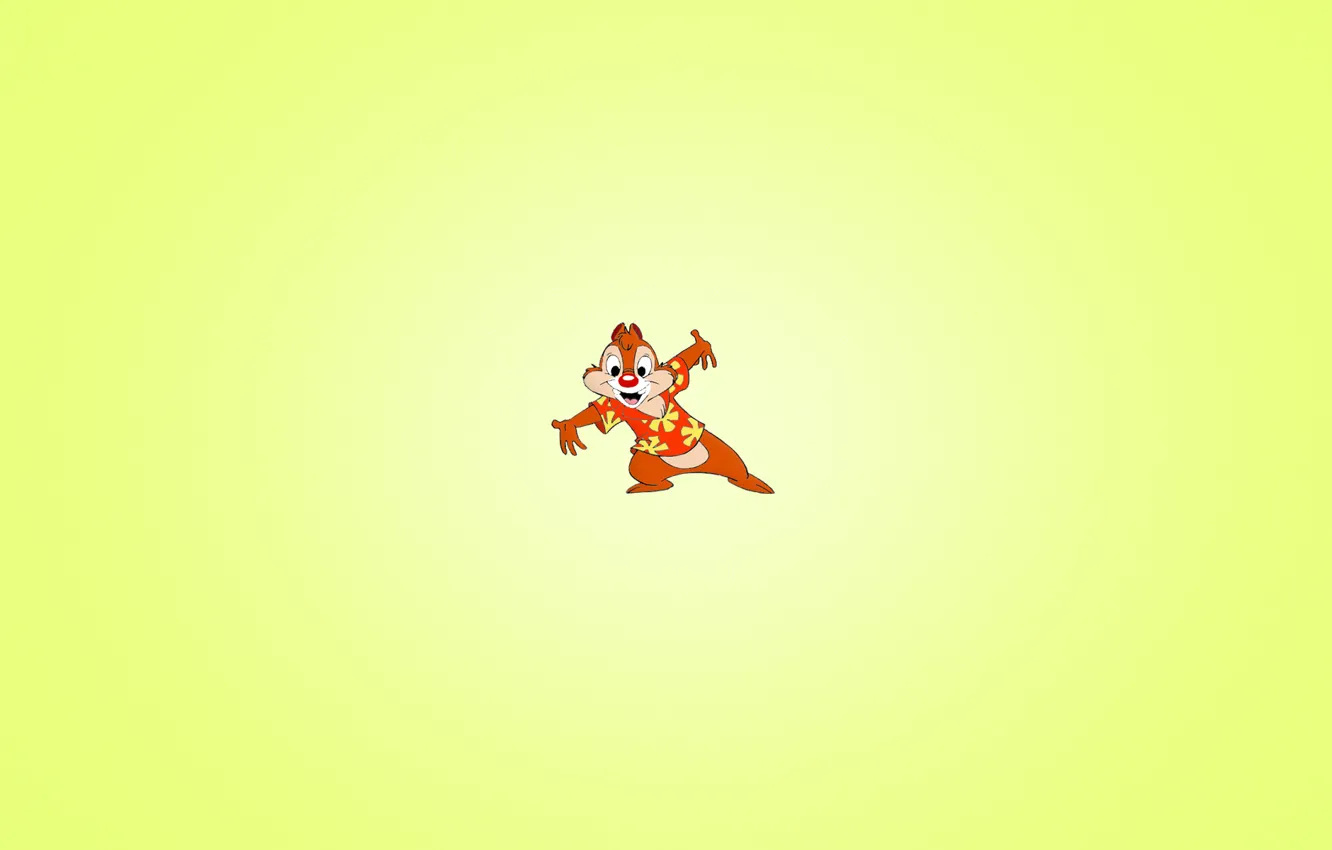 Photo wallpaper animal, minimalism, Chipmunk Dale, Chip'n Dale Rescue Rangers, Chip and Dale rescue Rangers