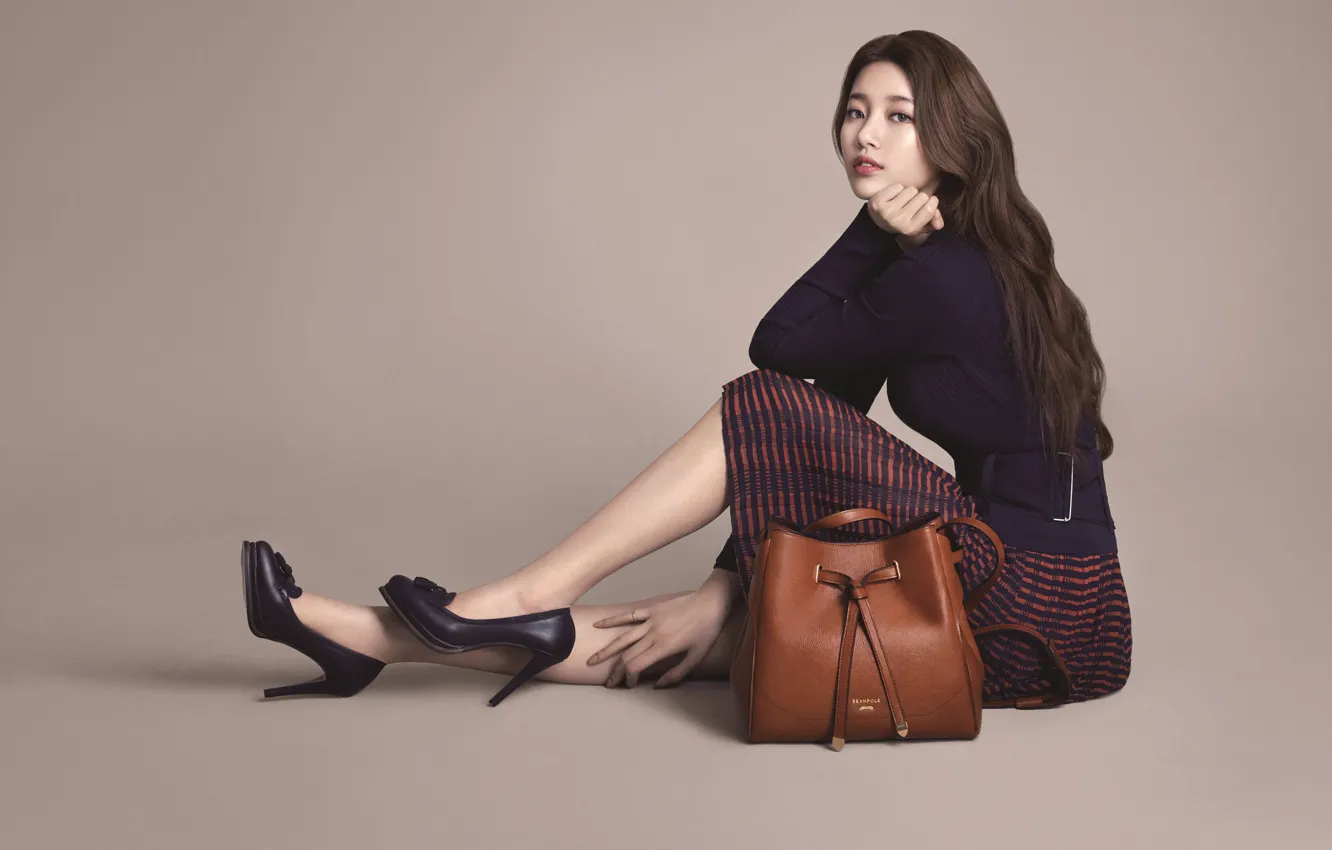 Photo wallpaper girl, music, Asian, sexy, legs, model, cute, South Korea