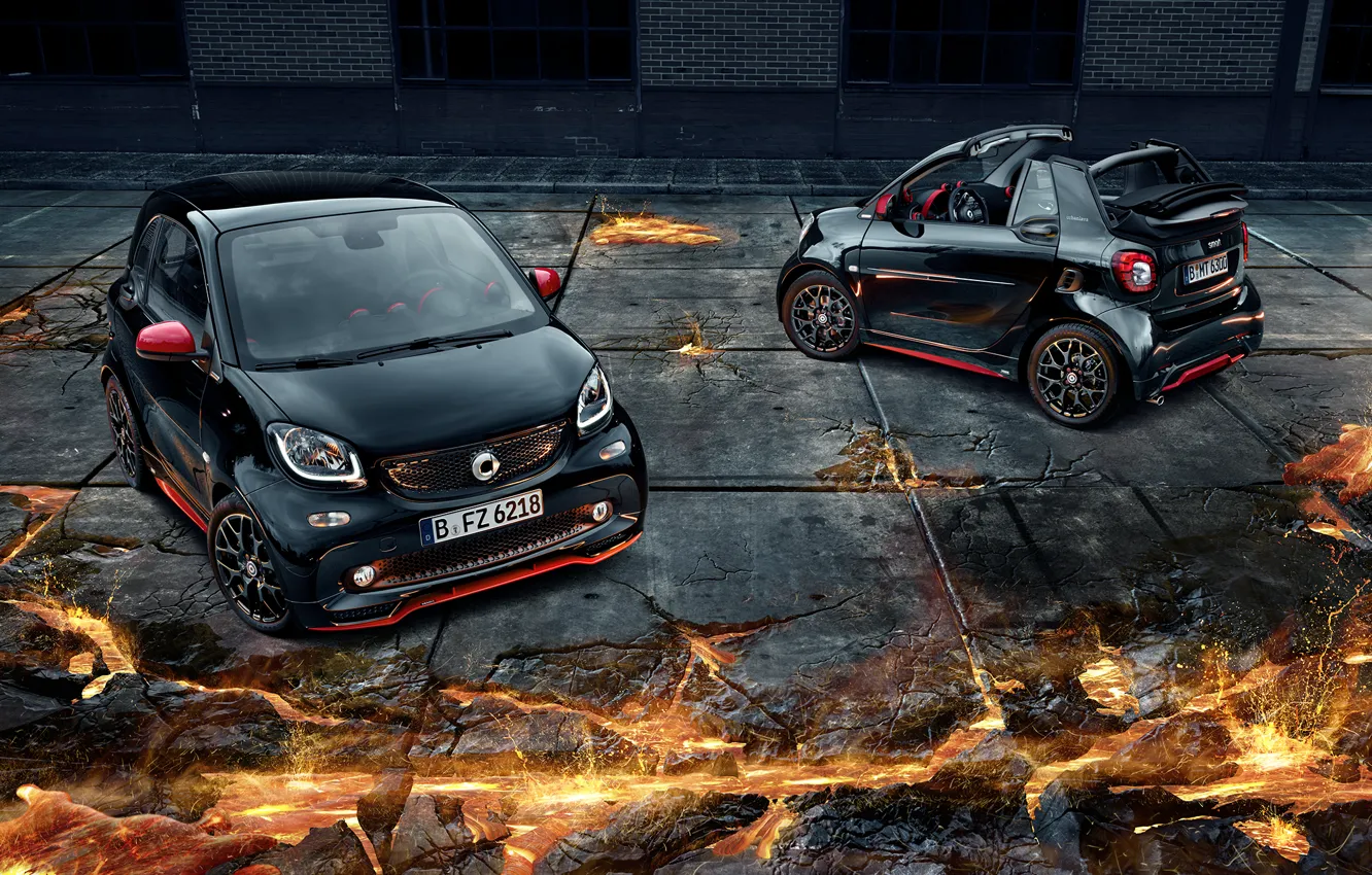 Photo wallpaper BRABUS, Smart, Fortwo, smart, C453