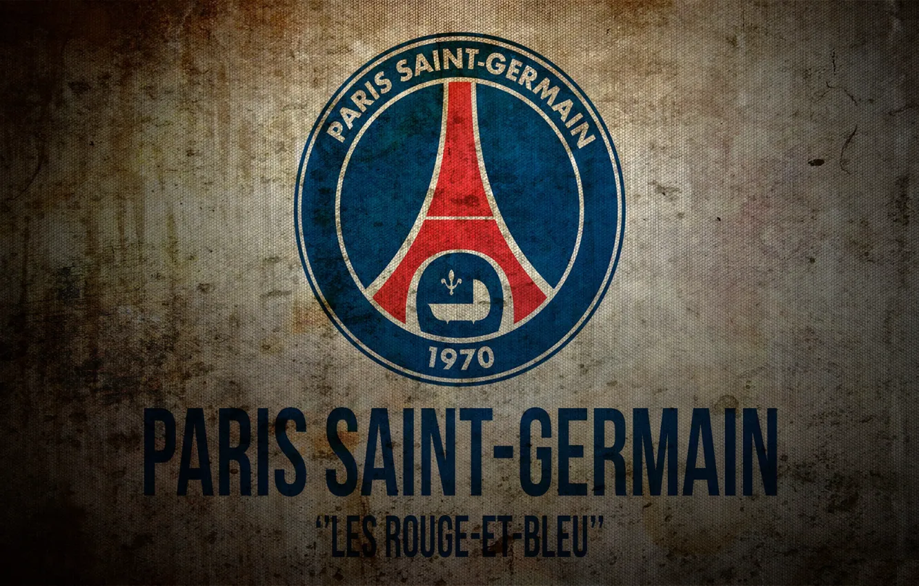Photo wallpaper wallpaper, sport, logo, football, Paris Saint-Germain