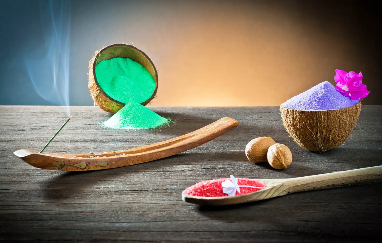 Photo wallpaper sand, Spa, aromatherapy, Aromatherapy