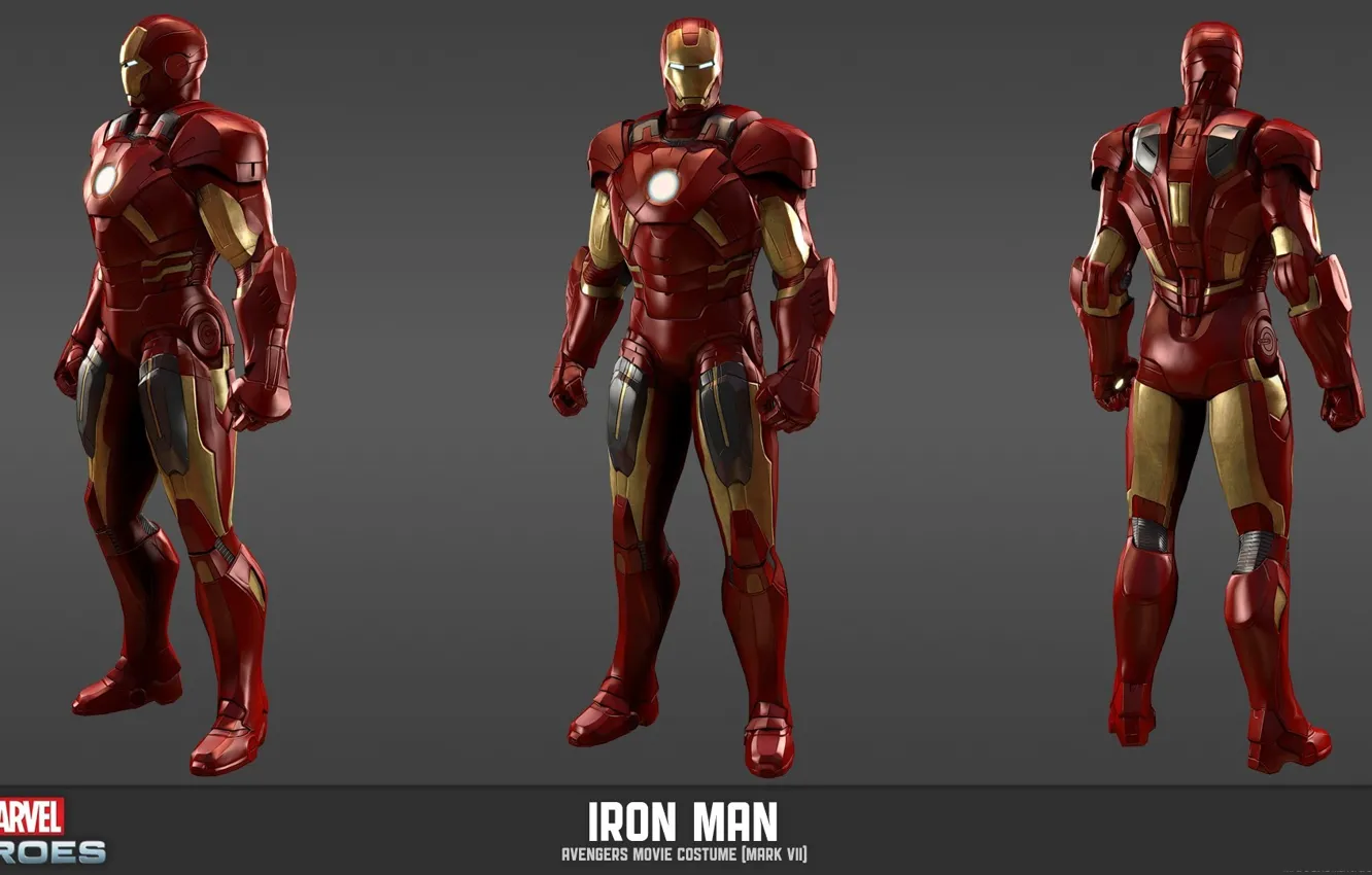 Photo wallpaper cinema, red, gun, gold, armor, sky, weapon, power