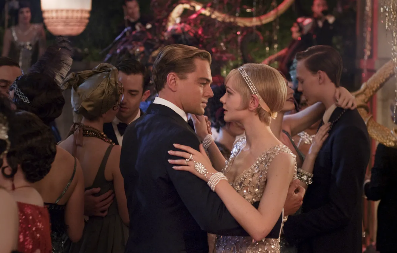 Photo wallpaper Leonardo DiCaprio, Leonardo DiCaprio, The Great Gatsby, Carey Mulligan, Carey Mulligan, The Great Gatsby
