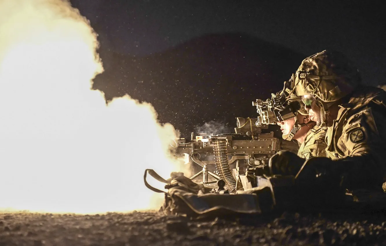 Photo wallpaper weapons, army, soldiers