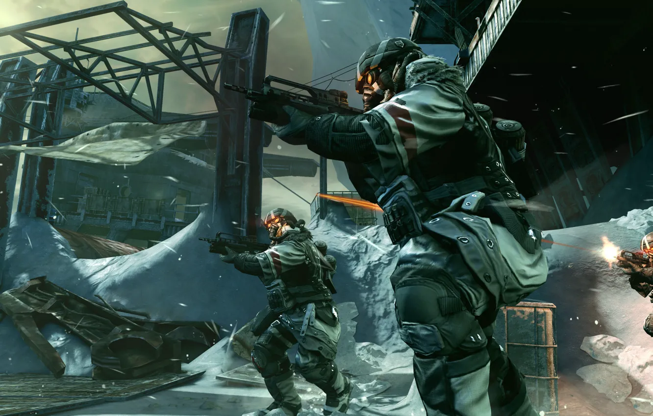 Photo wallpaper killzone, soldier, helghast
