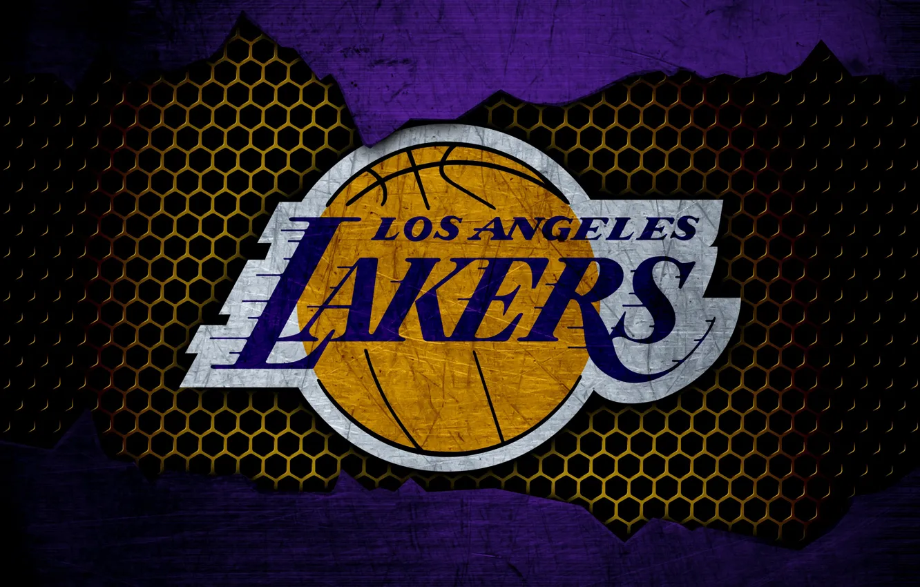 Photo wallpaper wallpaper, sport, logo, basketball, NBA, Los Angeles Lakers