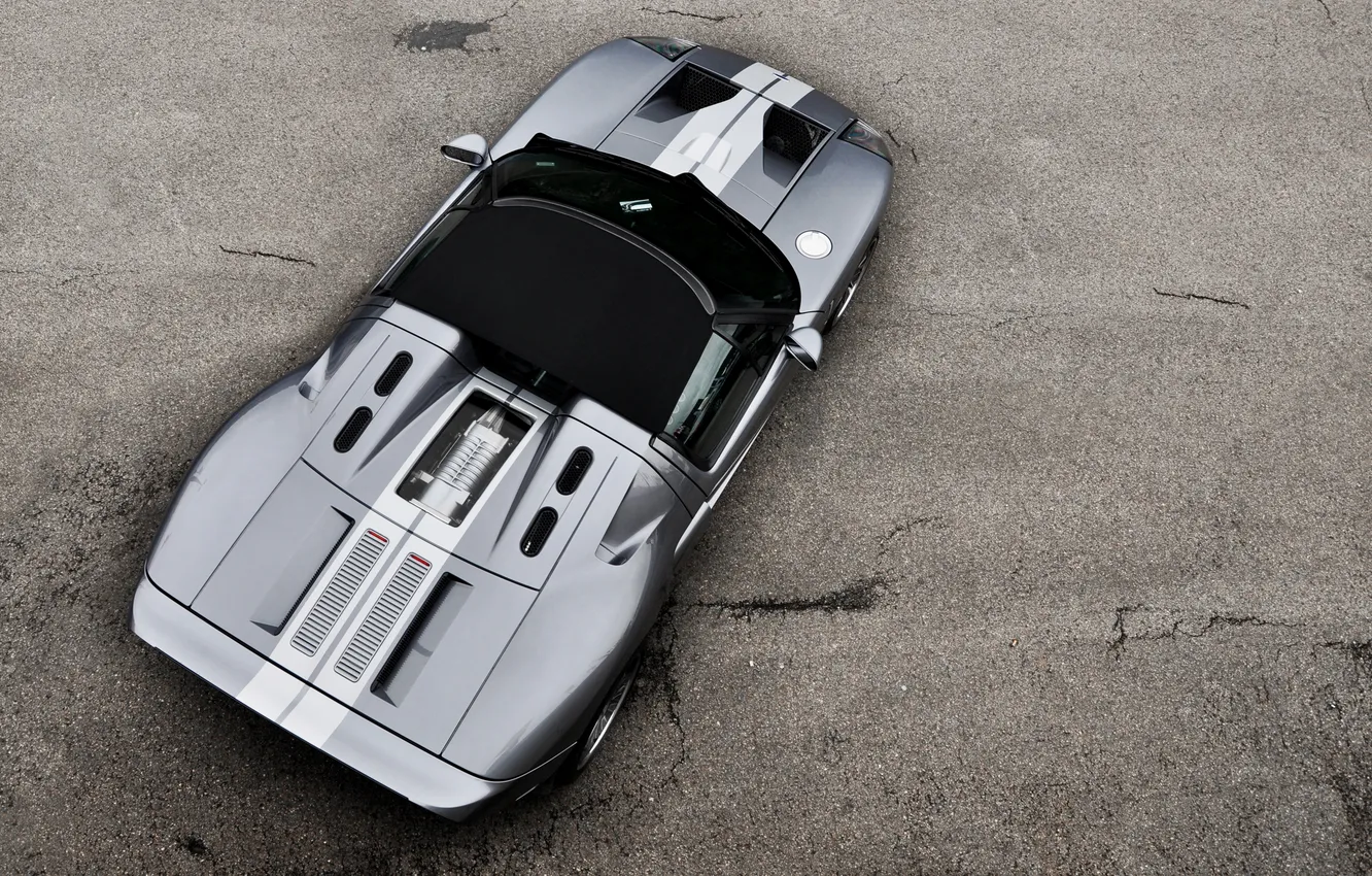 Photo wallpaper Supercharger, AmericanCar, FordGT