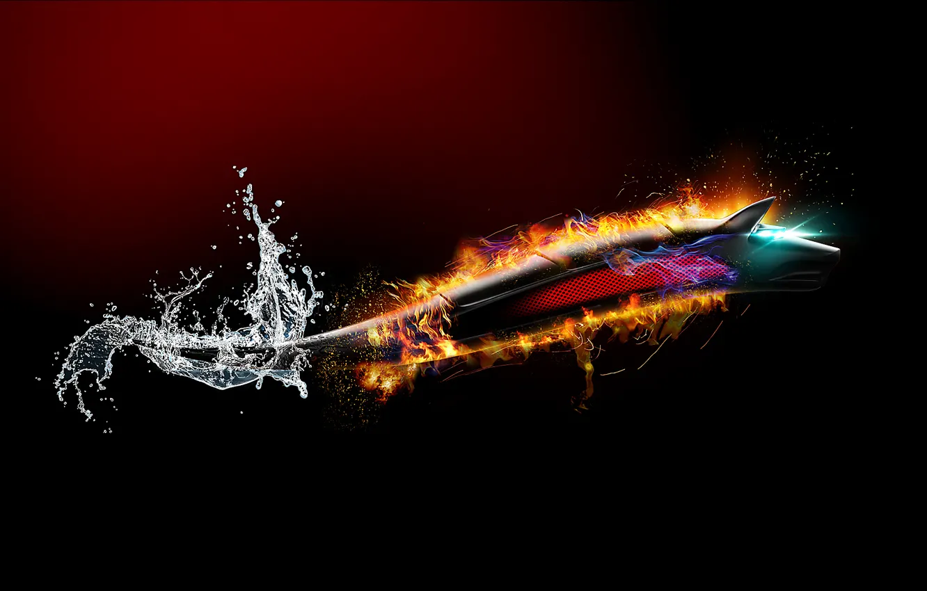 Photo wallpaper dragon, dark, wolf, antivirus, Bitdefender