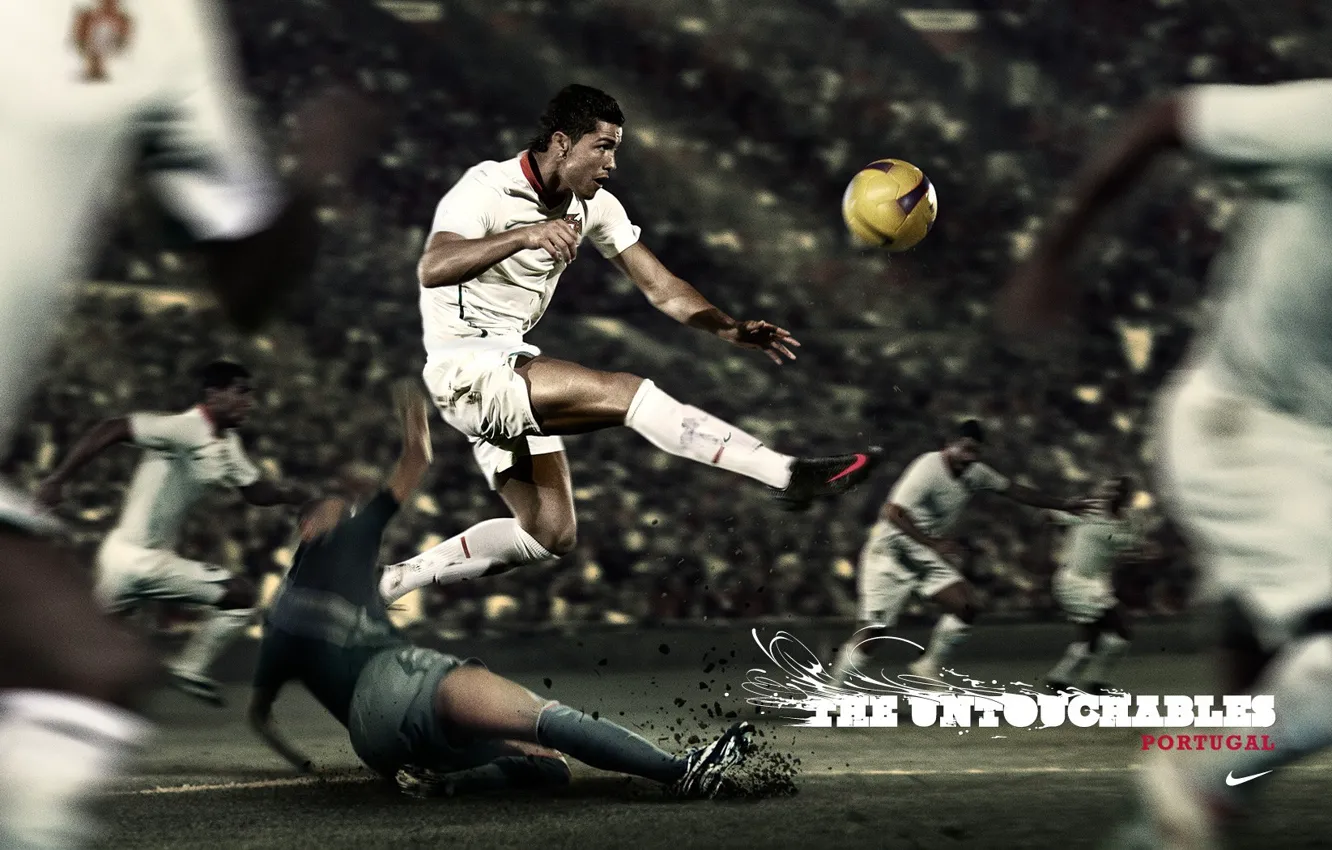 Photo wallpaper football, Portugal, Cristiano Ronaldo