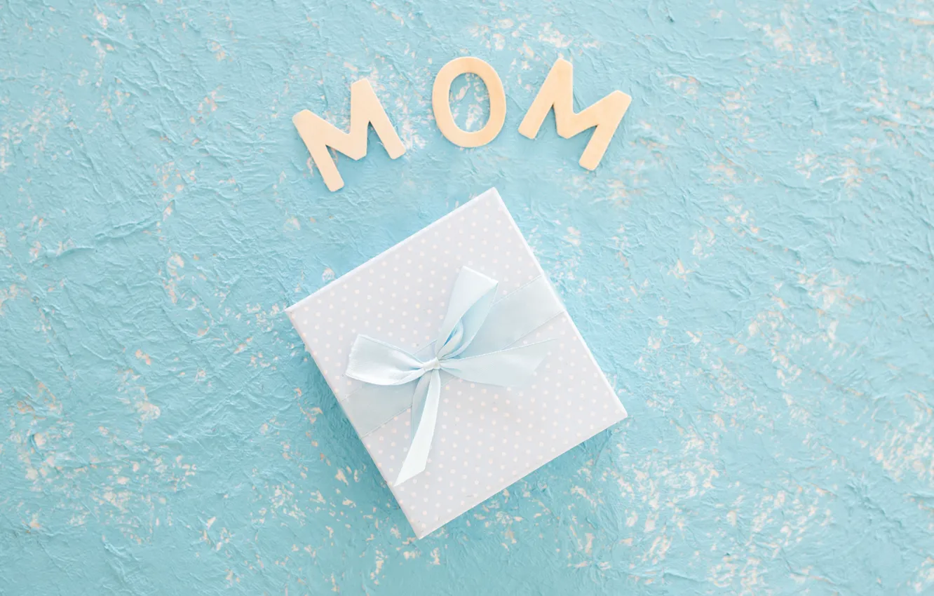 Photo wallpaper gift, Love, tape, Mother's day