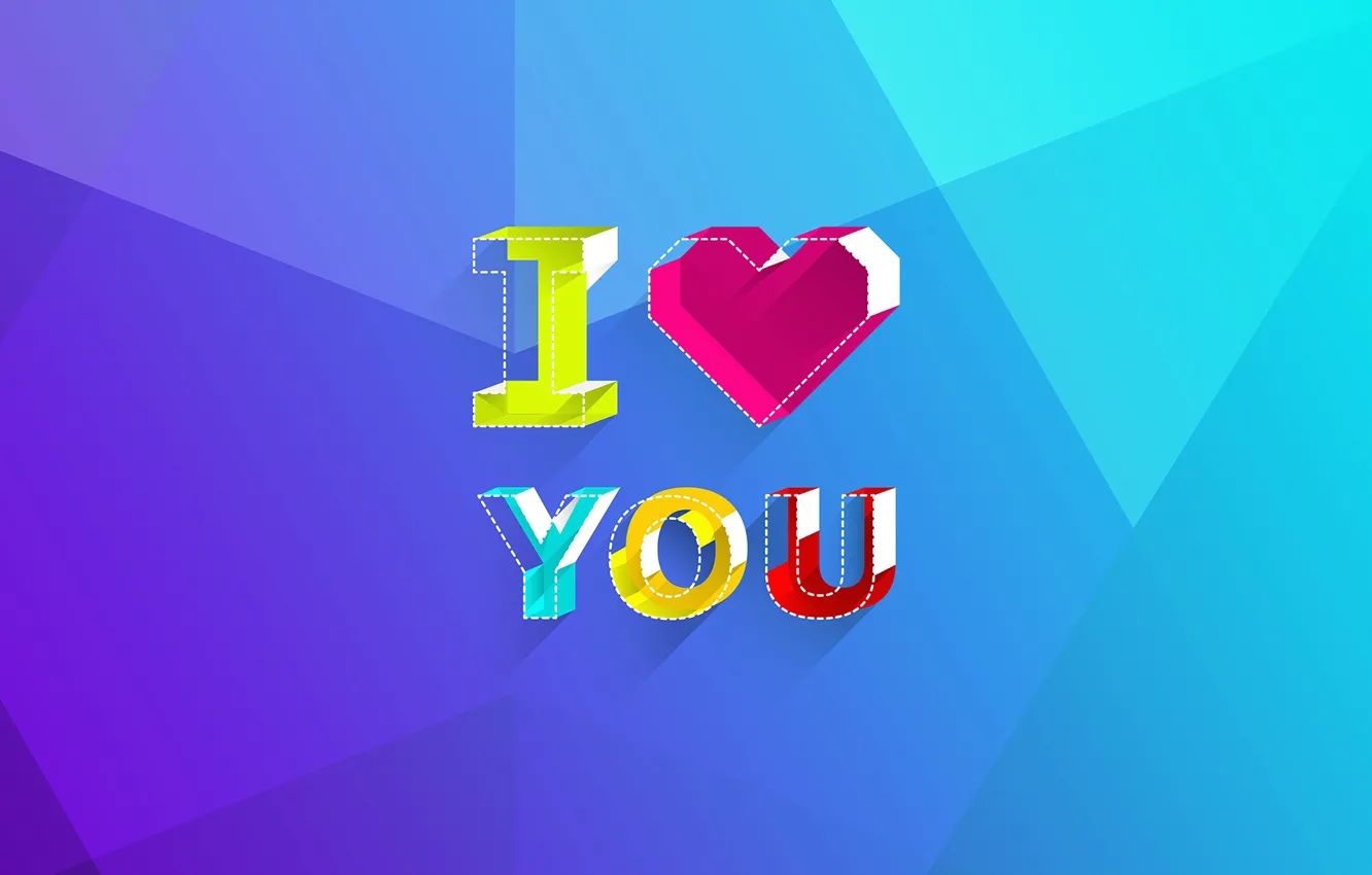 Photo wallpaper background, heart, I love you