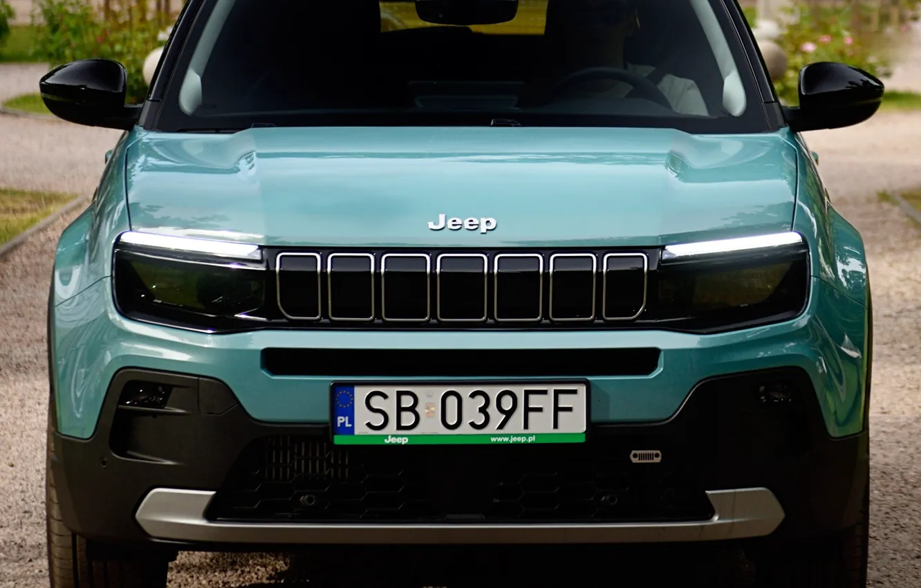 Photo wallpaper Jeep, front view, Jeep Avenger