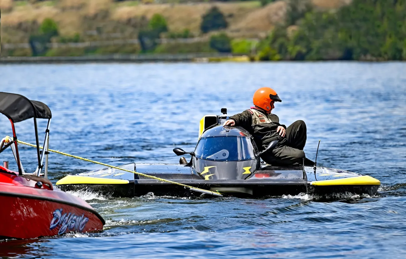 Photo wallpaper race, boat, speed
