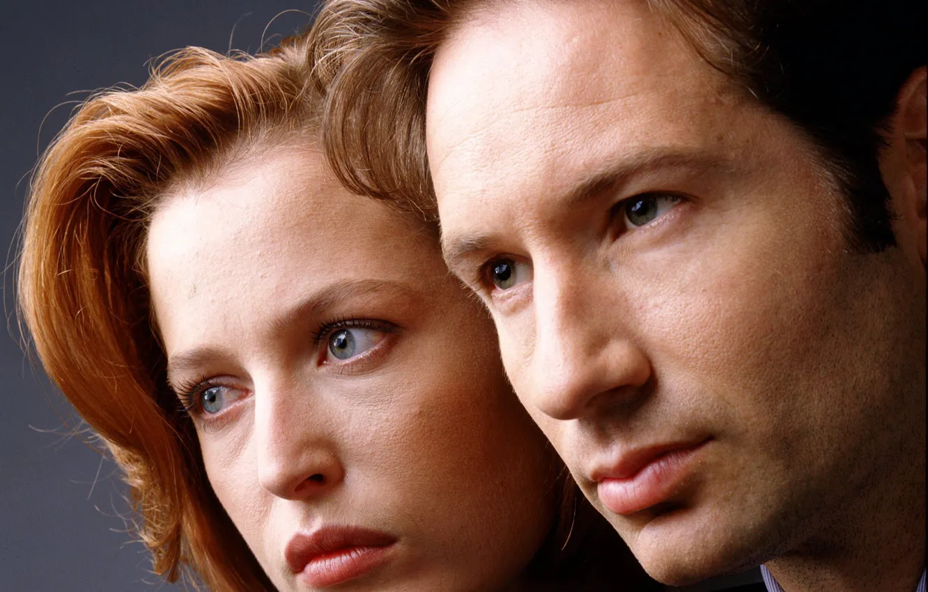 Photo wallpaper the series, The X-Files, David Duchovny, Classified material, Gillian Anderson, Fox Mulder, DanaScalli