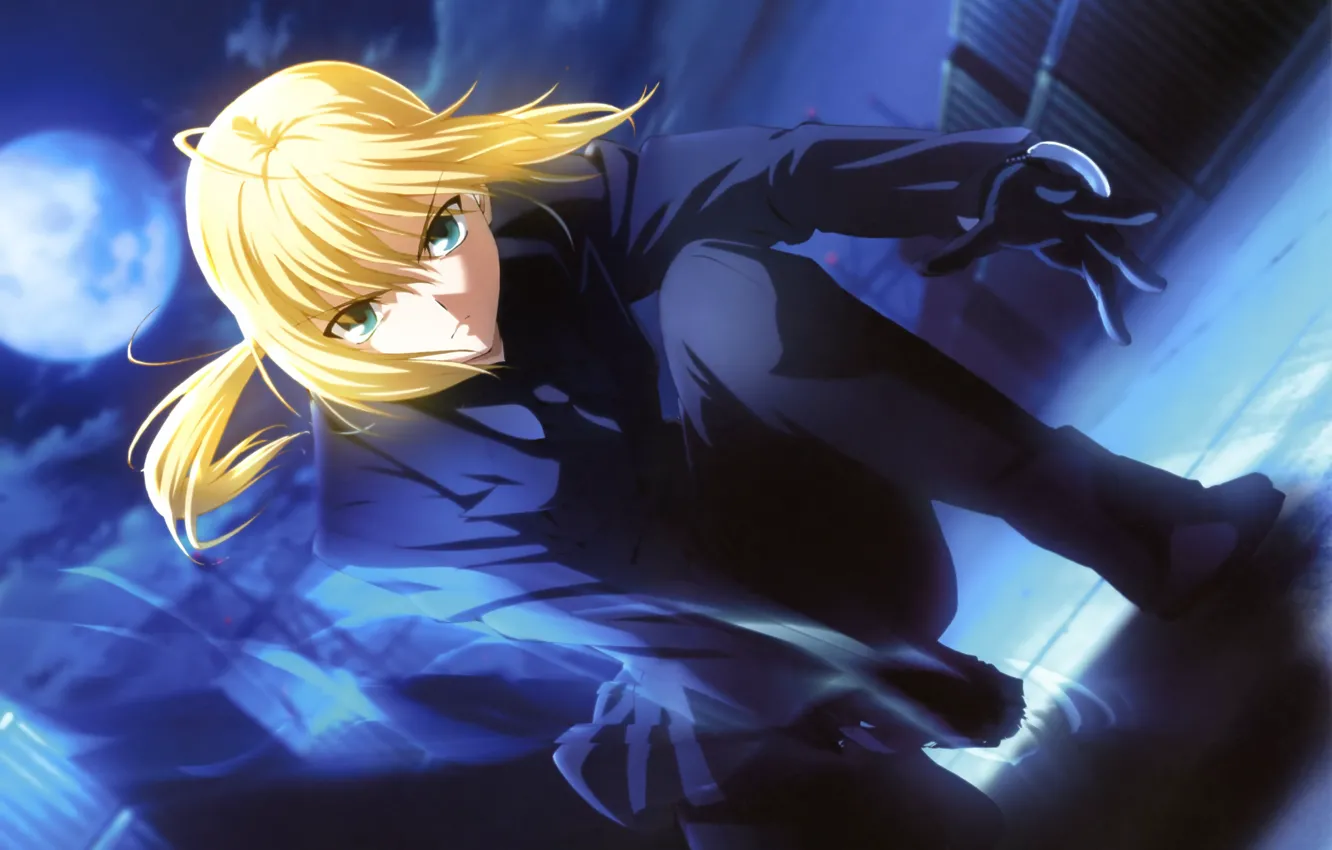Photo wallpaper girl, warrior, Fate stay night, The saber