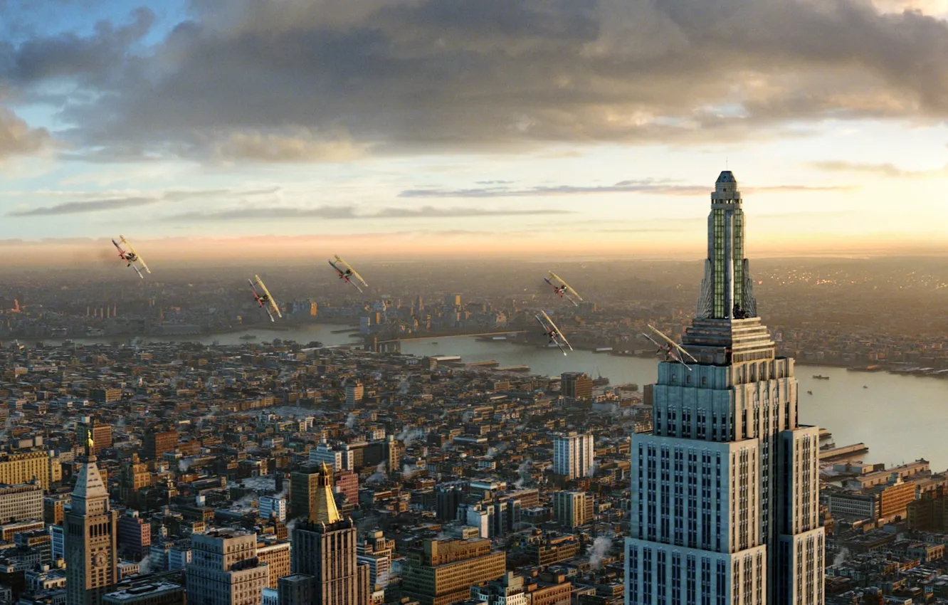 Photo wallpaper King Kong, New York, 151, the plane