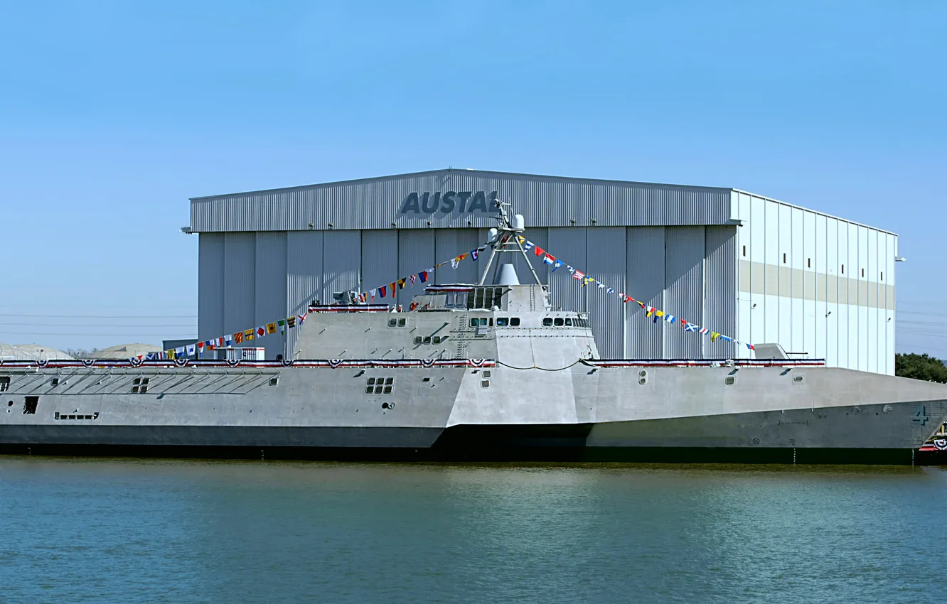 Photo wallpaper LCS-4, USS Coronado, The littoral combat ship