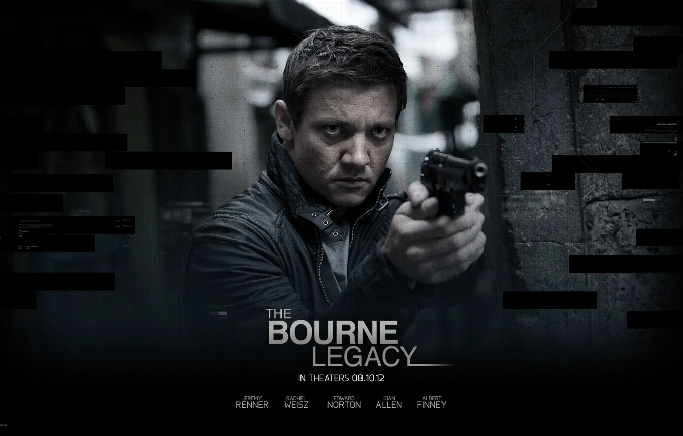 Photo wallpaper the film, 2012, actor, jeremy renner, the bourne legacy, the Bourne supremacy