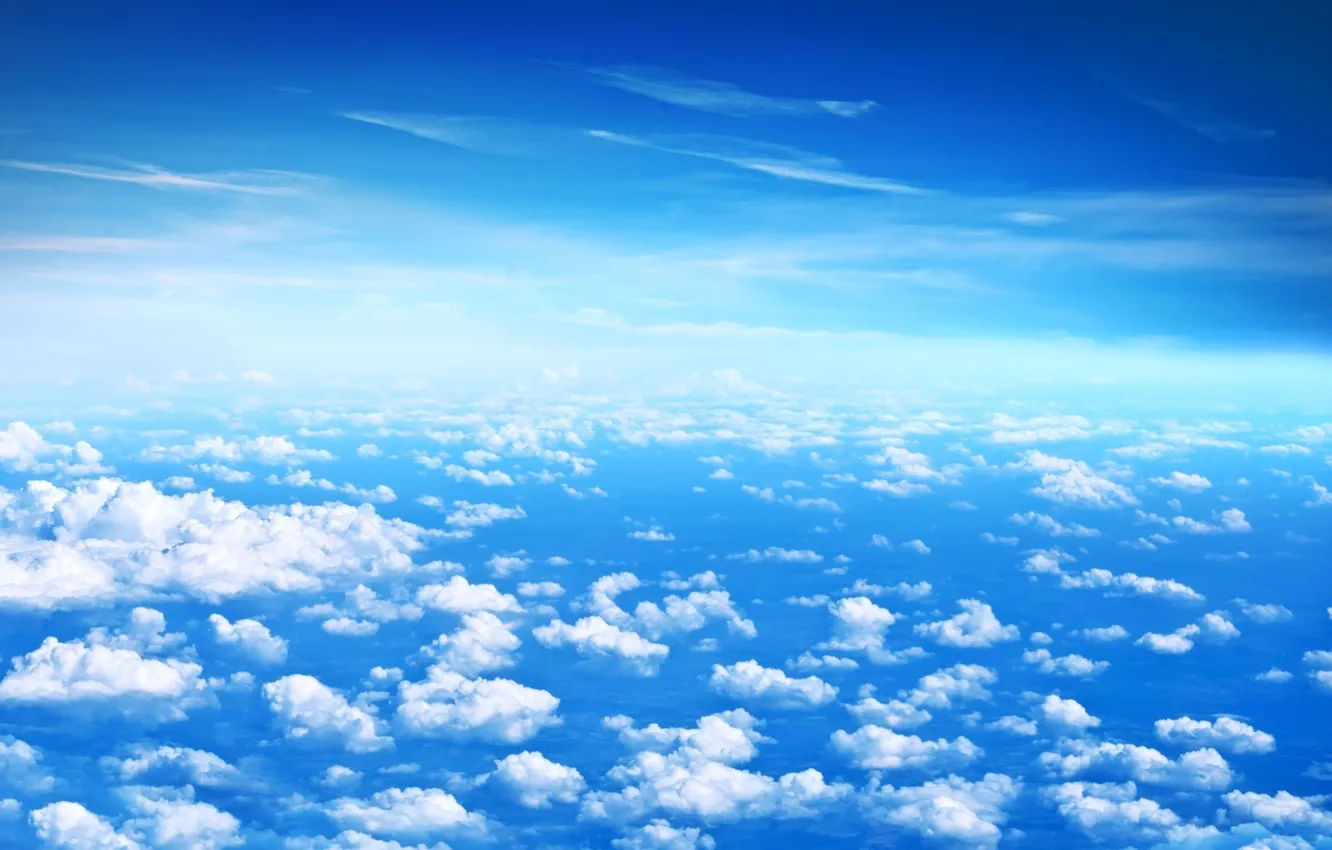 Photo wallpaper the sky, landscape, nature, photo, obloka