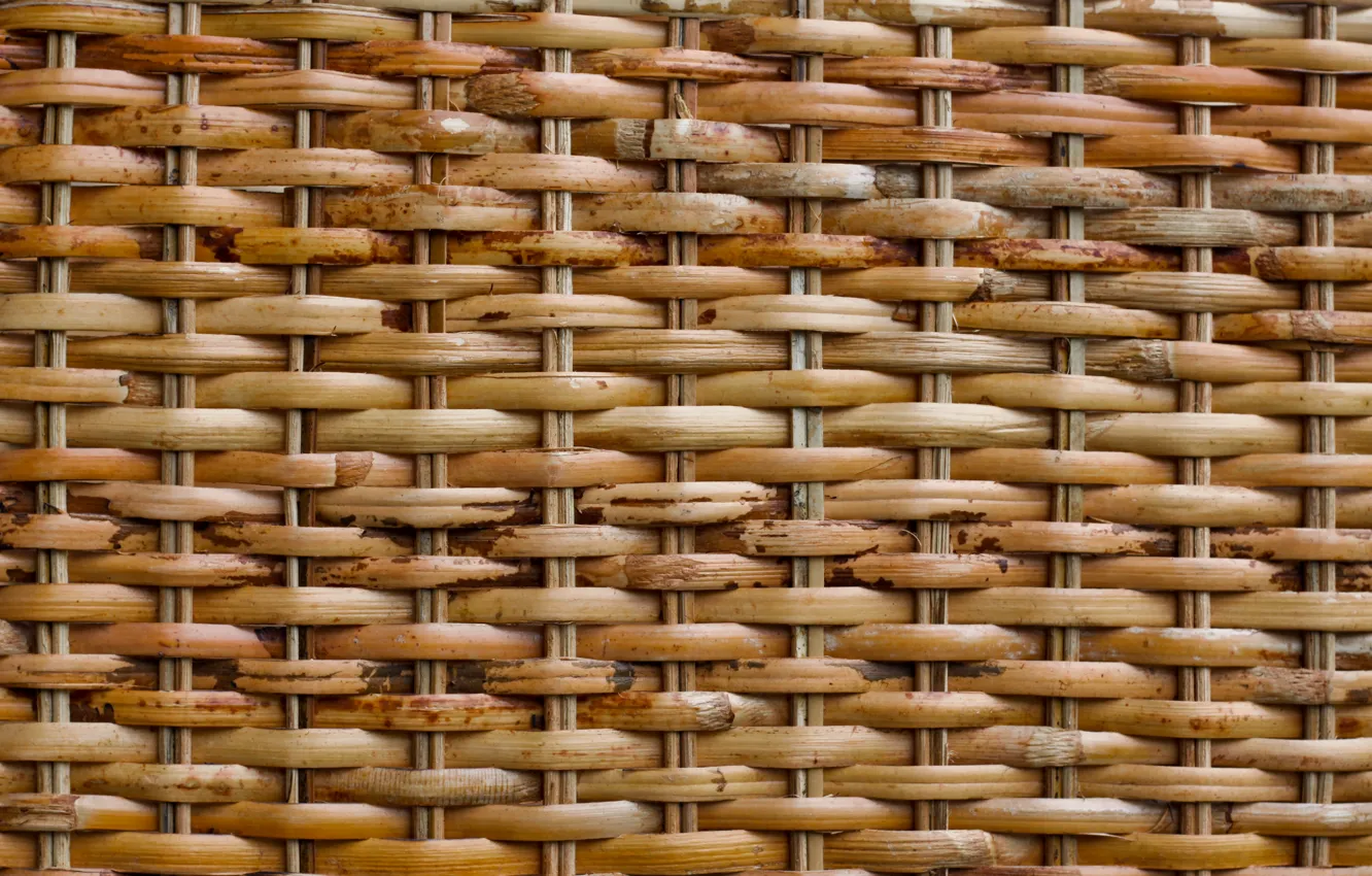 Photo wallpaper pattern, basket, Wicker