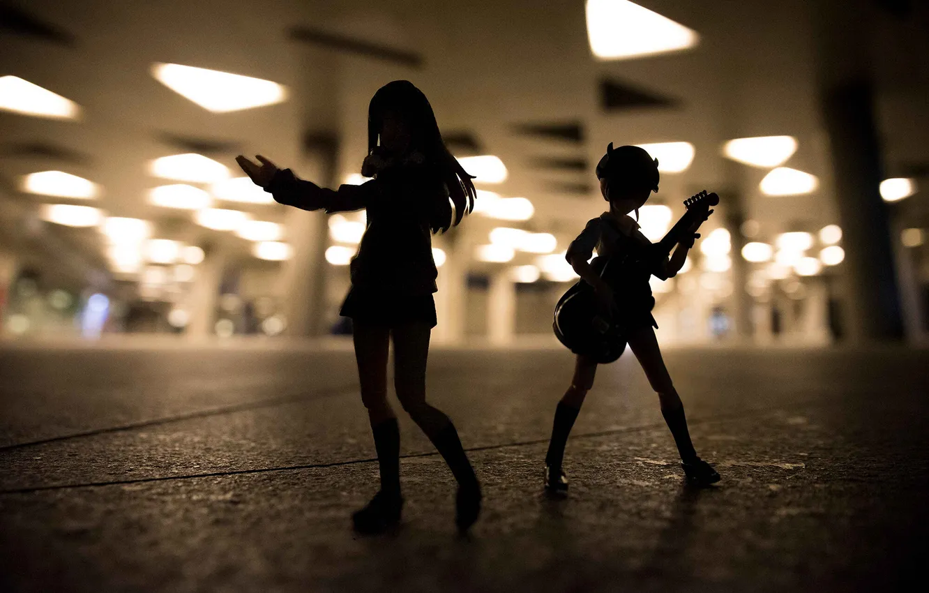 Photo wallpaper woman, doll, make up