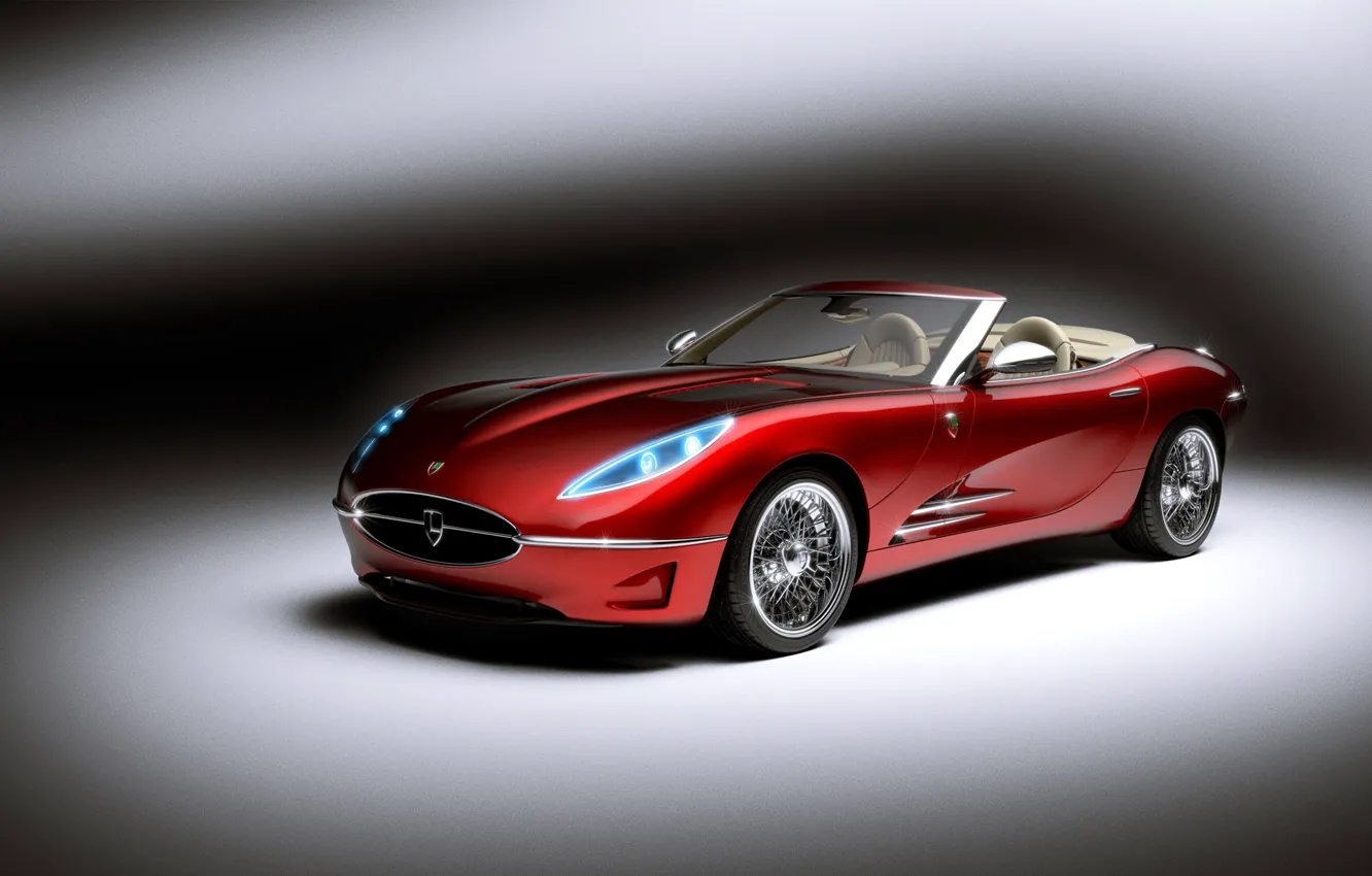 Photo wallpaper lights, coupe, convertible, car