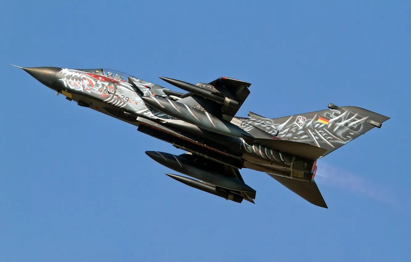 Photo wallpaper 2011, Germany, September 26, Panavia Tornado ECR, Neuburg - Zell (ETSN)