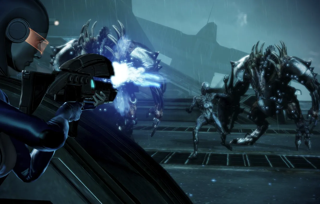 Photo wallpaper mass effect, husky, mass effect, Susie, edi