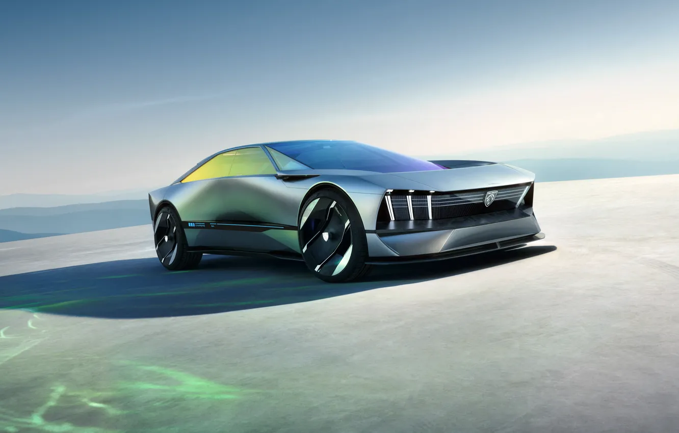 Photo wallpaper Concept, the concept, Peugeot, Peugeot, inception, electric, electric car, 2023