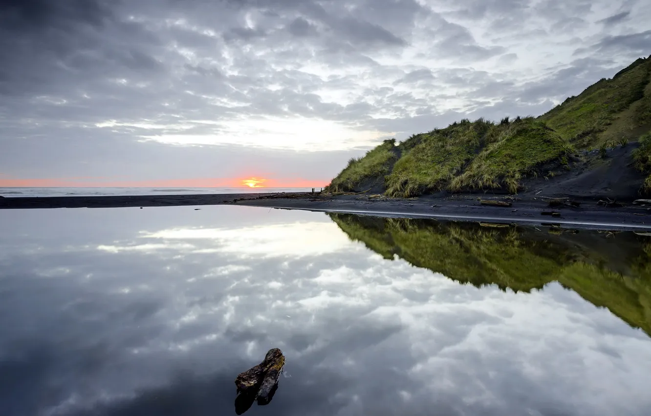 Photo wallpaper sea, the sky, landscape, nature