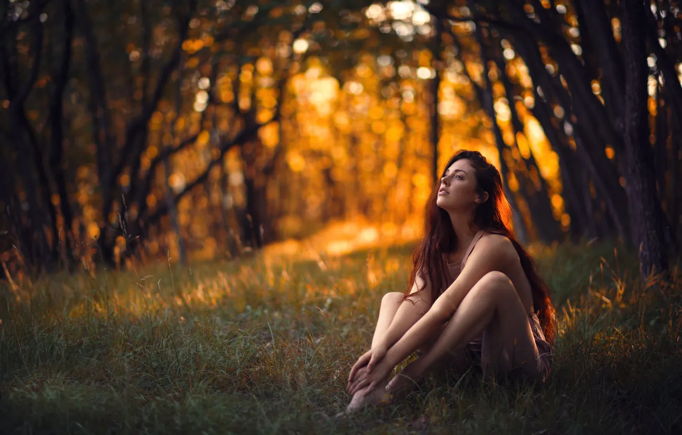 Photo wallpaper legs, sponge, redhead, Luke Foscili