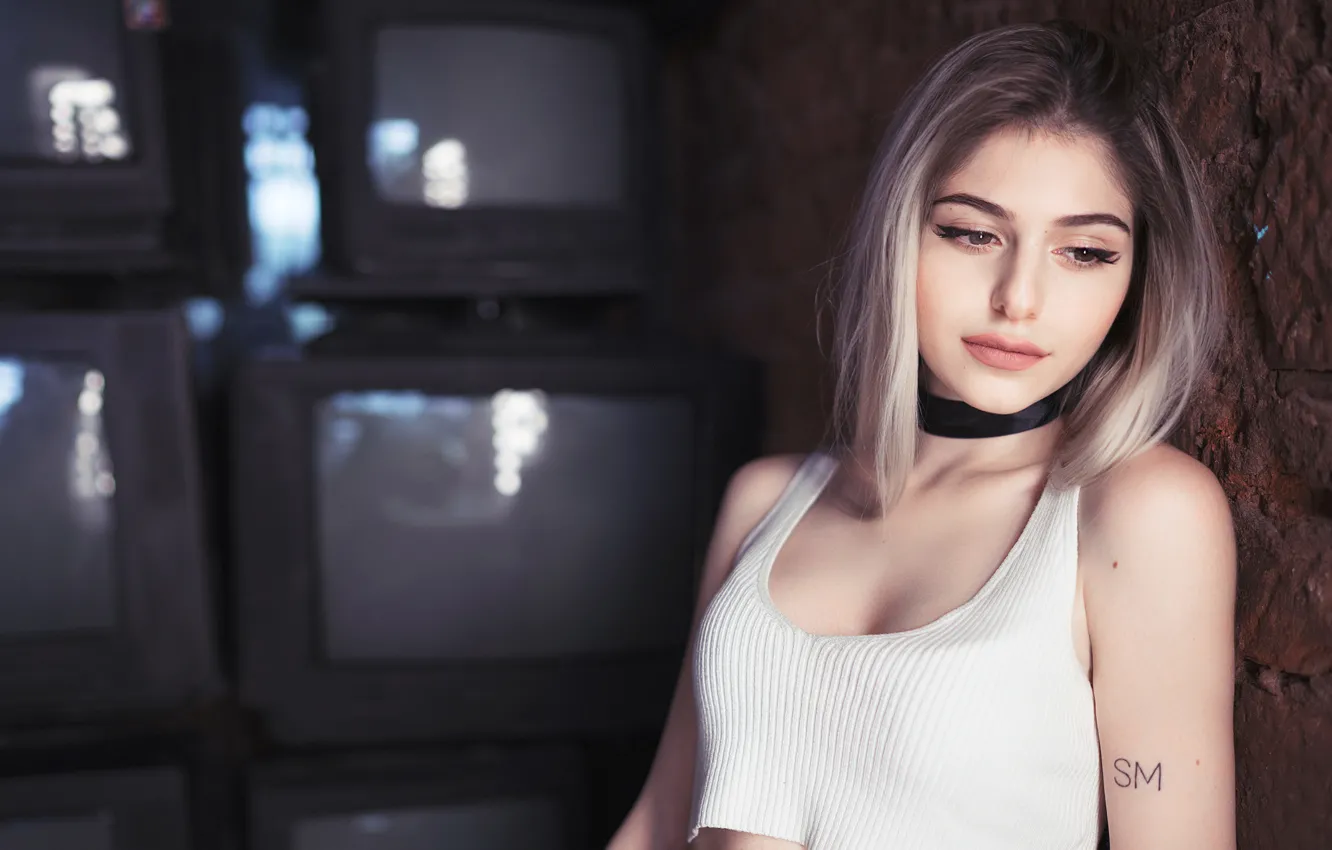 Photo wallpaper girl, view, hair, nice, Wore, Gorokhov, Post, Galya Rover