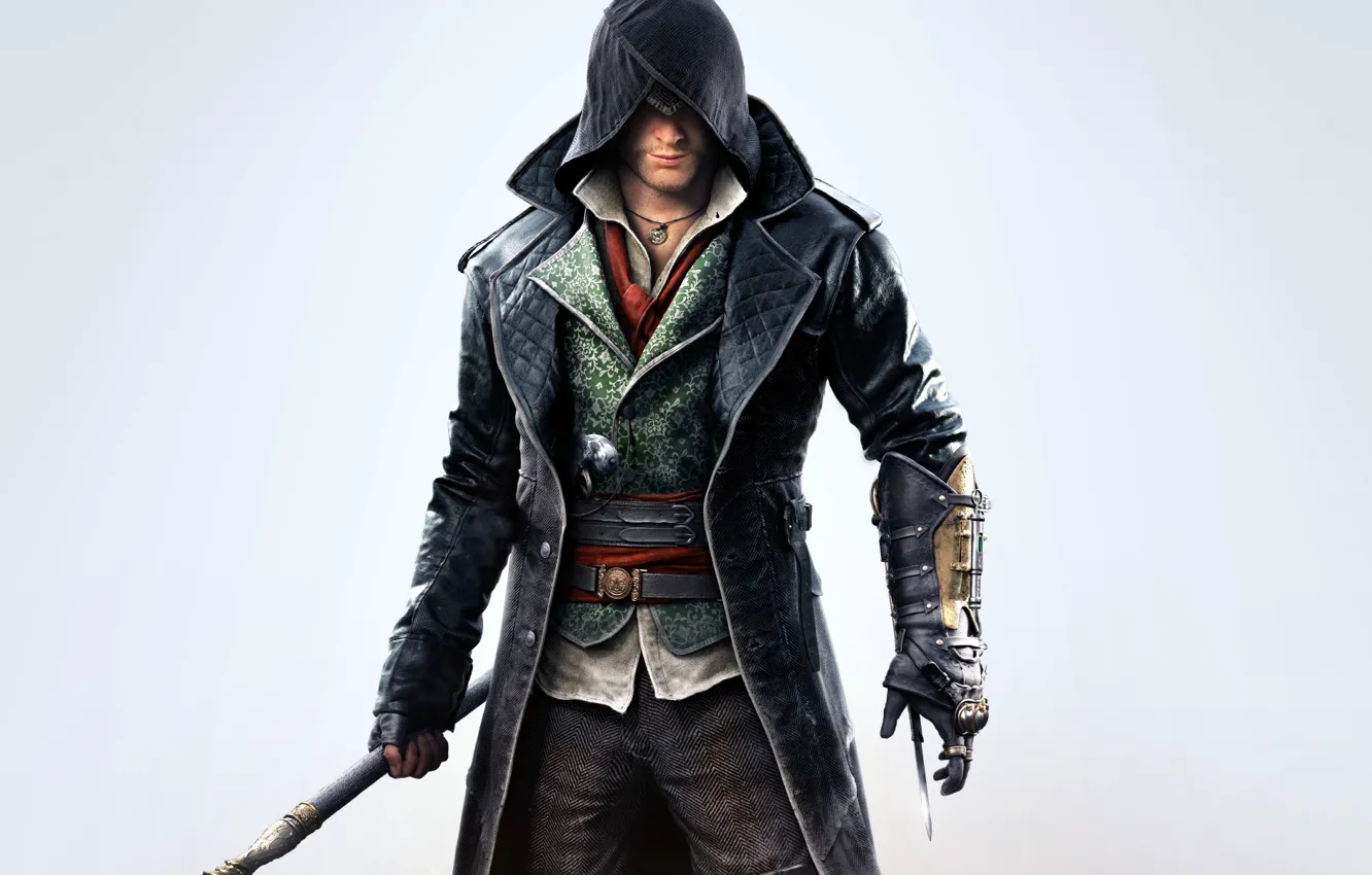 Photo wallpaper Assassins Creed, Hood, Cloak, Syndicate, Syndicate, Medallion, Equipment, Ubisoft Quebec