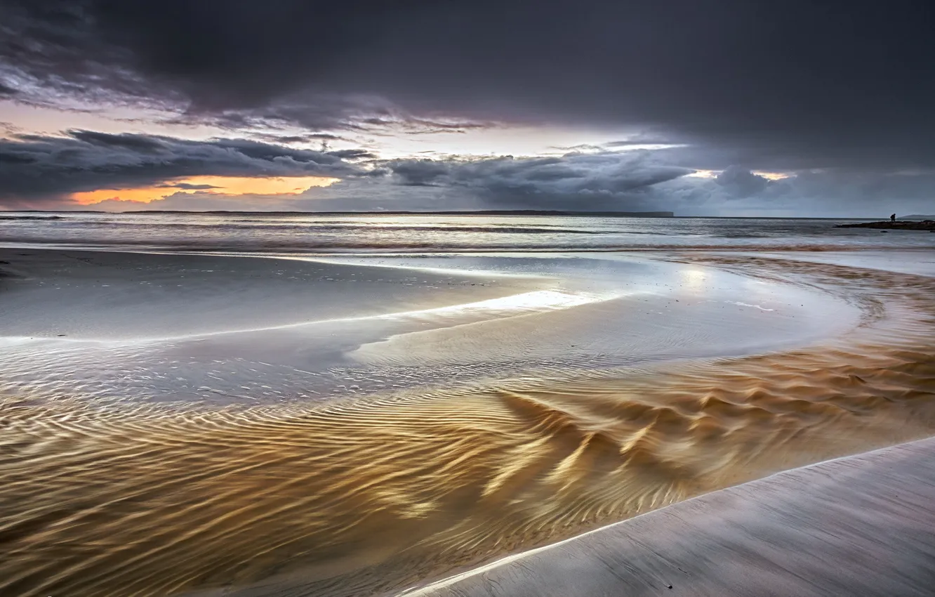 Photo wallpaper sea, landscape, shore