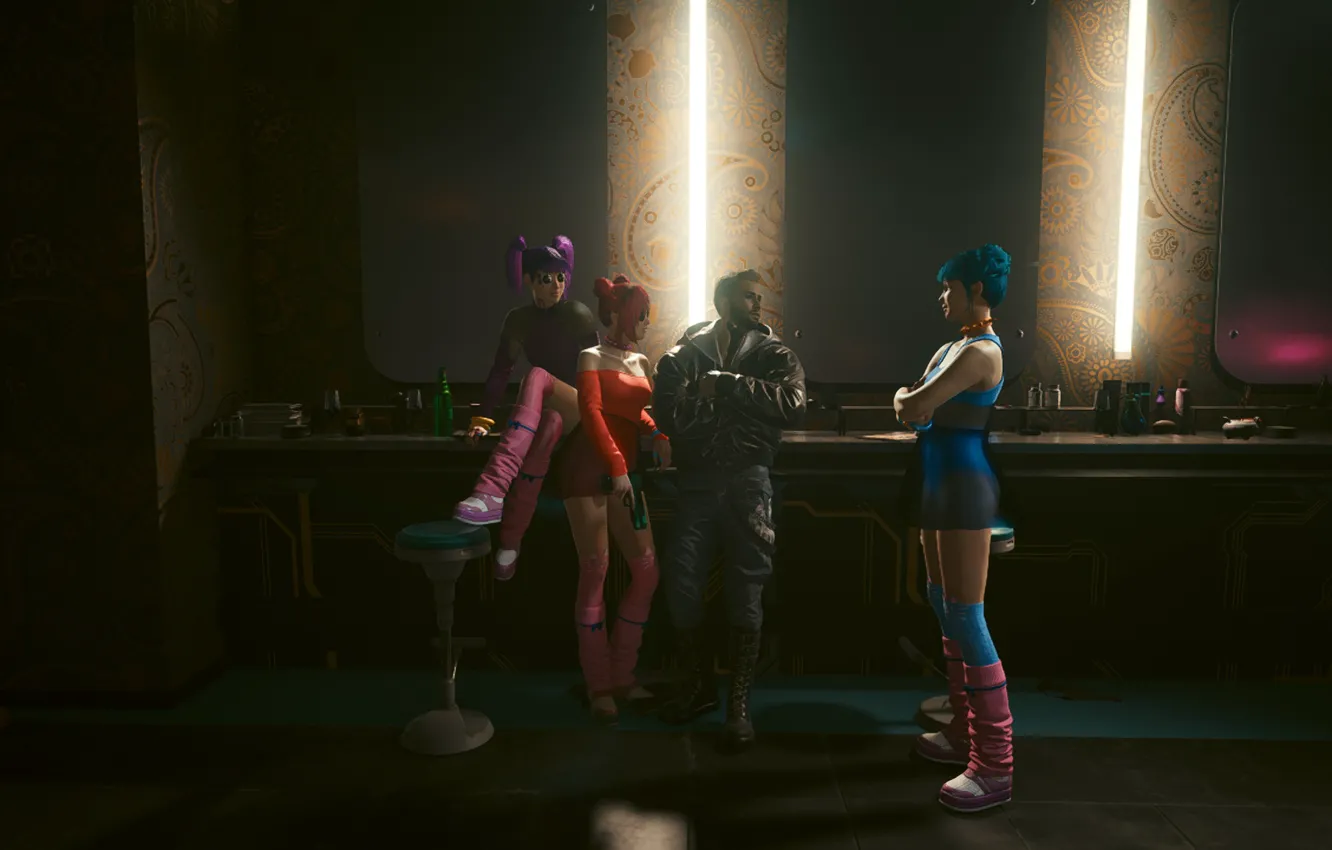 Photo wallpaper girl, the game, Cyberpunk 2077, Cyberpunk 2077