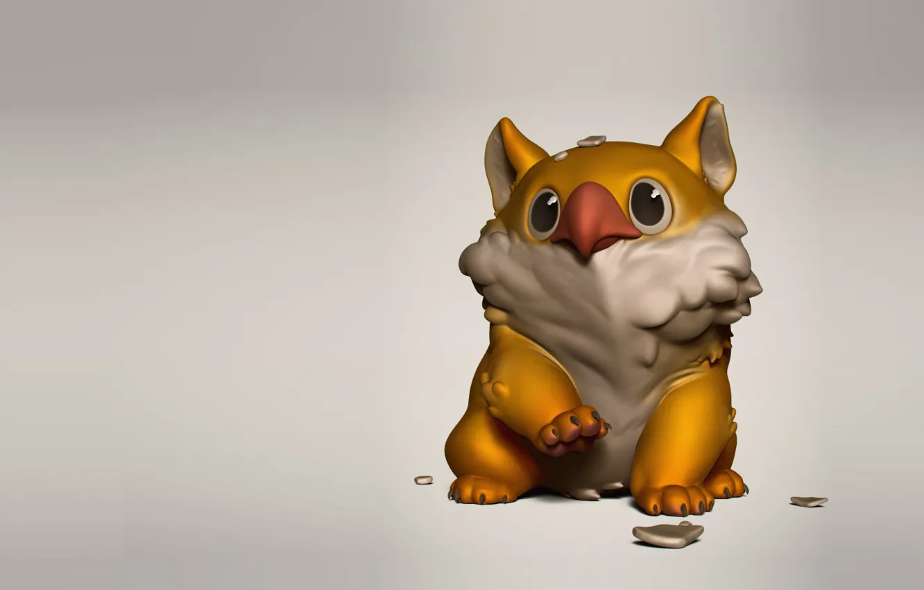 Photo wallpaper baby, fantasy, art, children's, Julien PARISPRO, Little beast