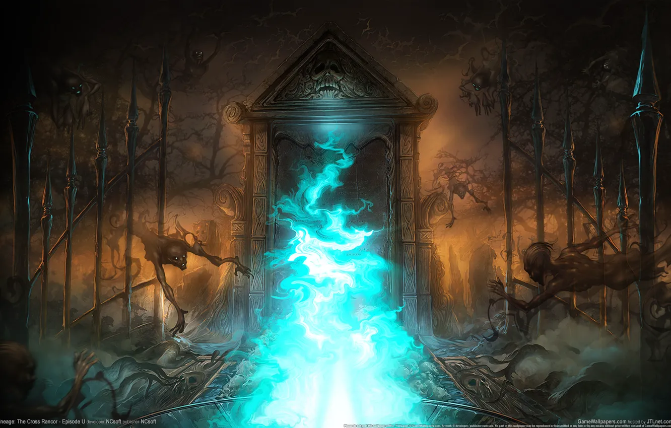 Photo wallpaper the portal, ghosts, lineage, the gates, the cross rancor